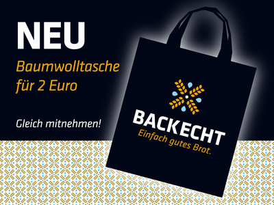 Decker Design gestaltet Baumwolltaschen für BACKECHT.