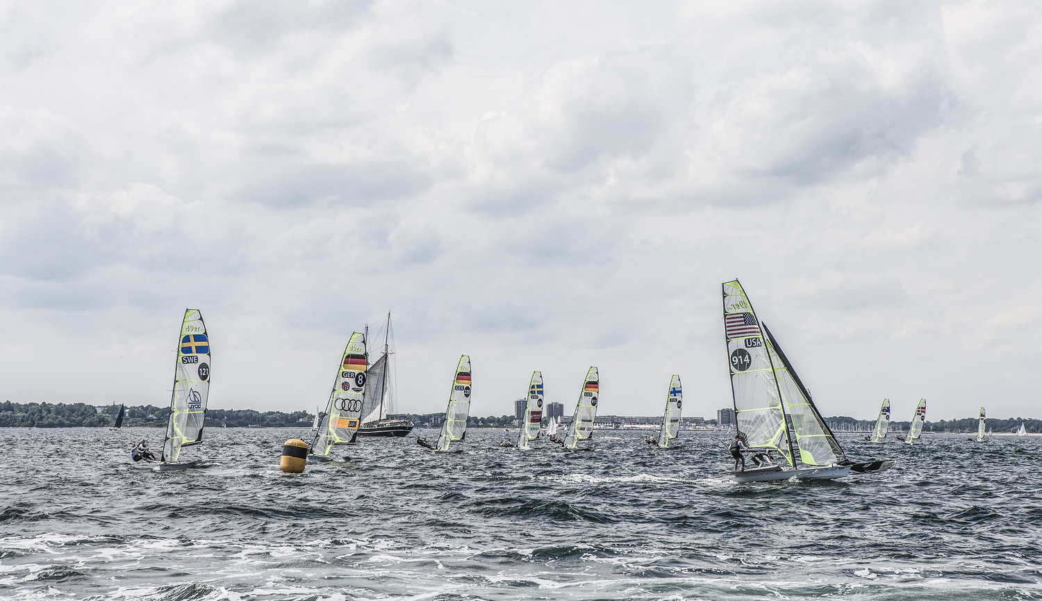 Mit baufino auf dem Regattafeld auf der Kieler Woche 2016