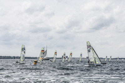 Mit baufino auf dem Regattafeld auf der Kieler Woche 2016