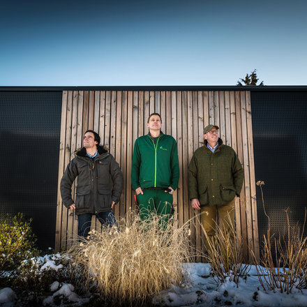 OSKAR PETERSEN Simon Lebold, Benedikt Schwake & Geschäftsführer Mirko Martensen